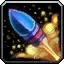 Small Blue Rocket